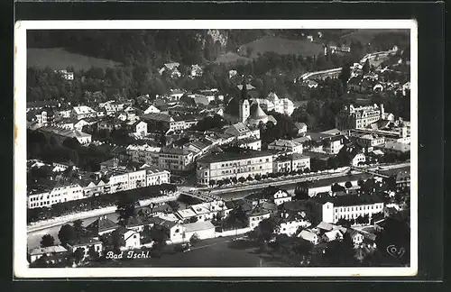 AK Bad Ischl, Teilansicht vom Siriuskogel aus gesehen