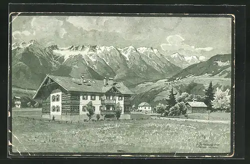 AK Schönberg, Alpengasthof und Pension Jagerhof