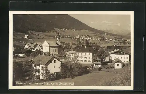 AK Medratz im Stubaital, Panorama mit Umland