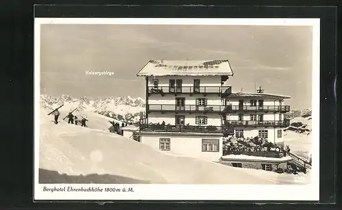 AK Kitzbühel-Hahnenkamm, Berghotel Ehrenbachhöhe
