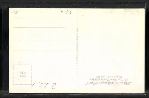 AK Leipzig, 20. Deutsches Bundesschiessen 1934, Festumzug