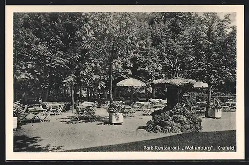 AK Krefeld, Park-Restaurant Wallenburg