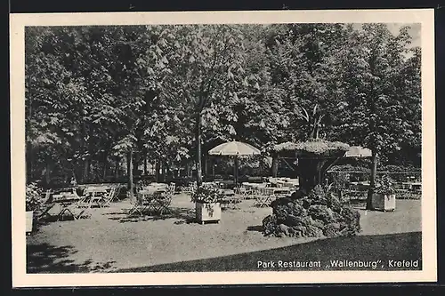 AK Krefeld, Park-Restaurant Wallenburg