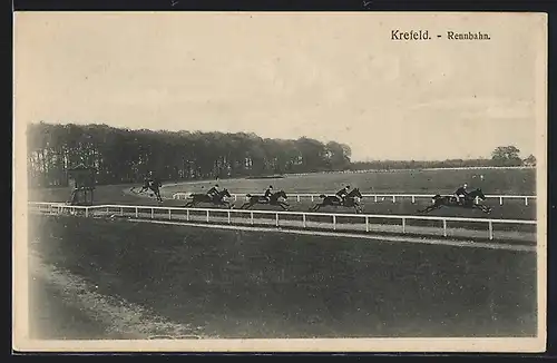 AK Krefeld, Partie an der Rennbahn