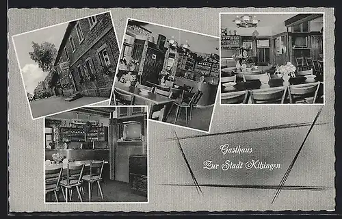 AK Albertshofen, Gasthaus zur Stadt Kitzingen, Bes. H. Geretschläger