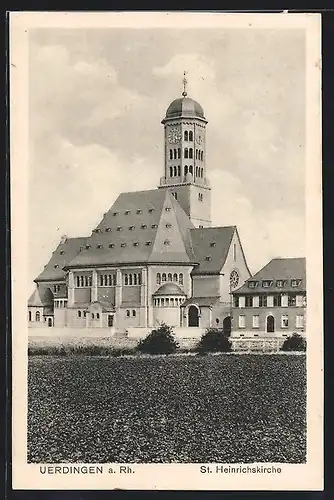 AK Uerdingen a. Rh., St. Heinrichskirche