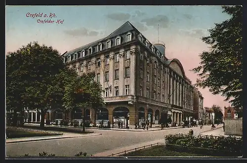 AK Crefeld a. Rh., Hotel Crefelder Hof