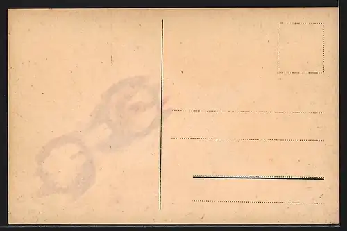 AK Crefeld, Blick auf Steinstrasse