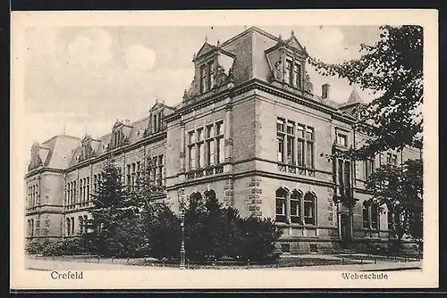 AK Crefeld, Ansicht Webeschule