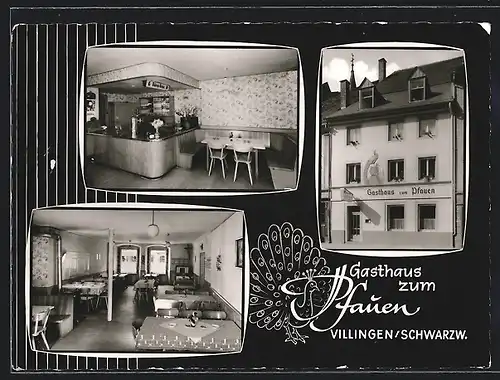 AK Villingen /Schwarzw., Gasthaus zum Pfauen