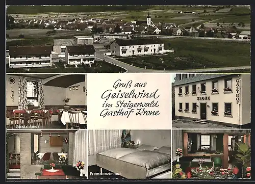 AK Geiselwind im Steigerwald, Gasthof Krone, Gastzimmer