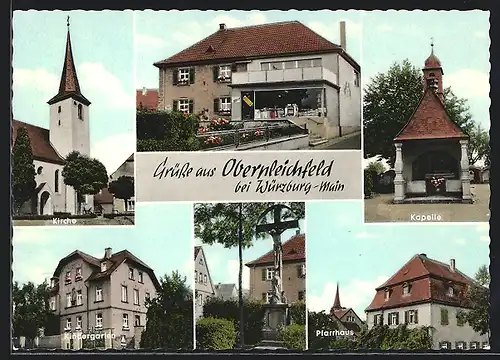 AK Oberpleichfeld, Geschäft, Kapelle, Kindergarten