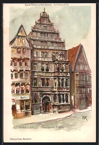 Lithographie Hannover, Leibnitz-Haus