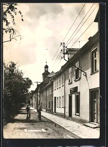 AK Neudietendorf bei Erfurt, In der Zinzendorfstrasse