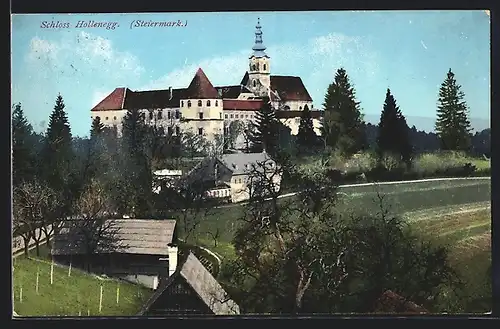 AK Hollenegg, Blick auf das Schloss