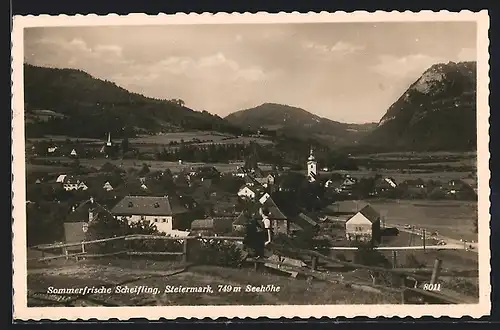 AK Scheifling /Steiermark, Blick über den Ort