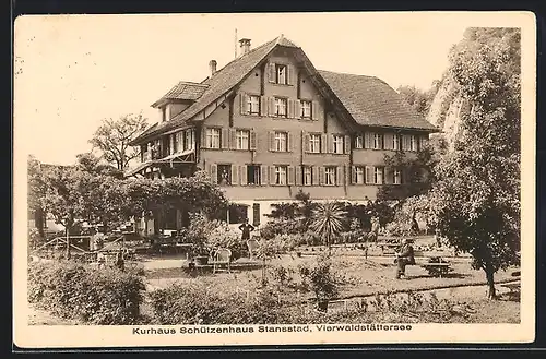 AK Stansstad /Vierwaldstättersee, Kurhaus Schützenhaus