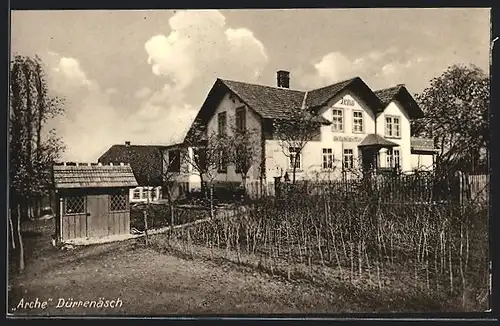 AK Dürrenäsch, Haus Arche mit Garten und Schuppen