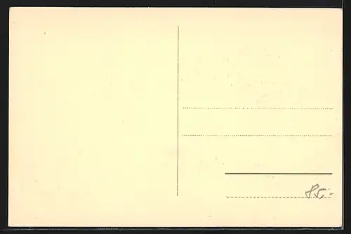 AK Full am Rhein, Handlung von J. Oberle, Rheinpartie