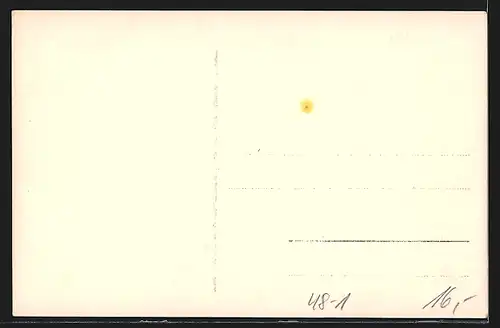 AK Älteres Paar mit Bügeleisen auf einem Tisch