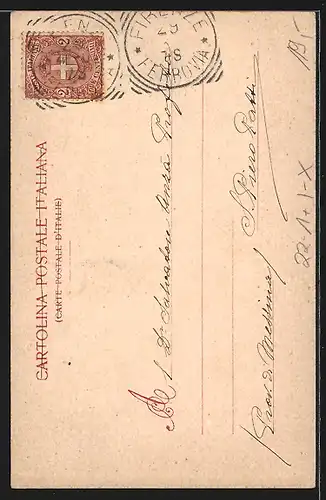 AK Firenze, Tempio Israelitico, Costruzione moderna, Synagoge