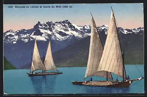 AK Barques du Leman et Dents du Midi