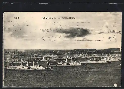 AK Kiel, Schlachtflotte im Kriegshafen