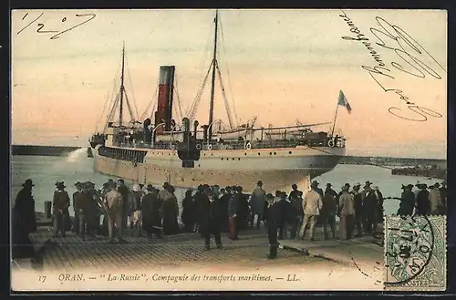 AK Oran, La Russie, Compagnie des transports maritimes