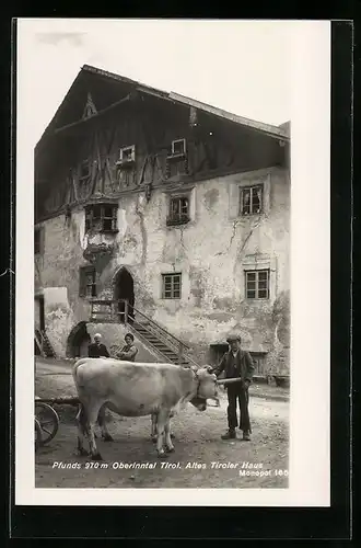 AK Pfunds im Oberinntal, Altes Tiroler Haus