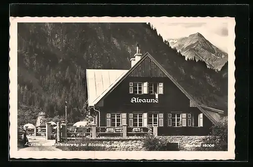 AK Böckstein-Bad Gastein, Gasthaus Alraune am Nassfelderweg