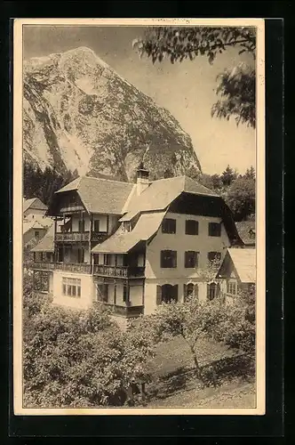 AK Pürgg, Blick auf das Alpenhotel Adam