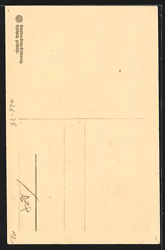 Steindruck-AK Rostock, Wochenmarkt mit Kirchturm