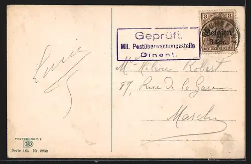 Künstler-AK Photochromie Nr. 2932: Monnikendam, Mühle mit Uferpartie