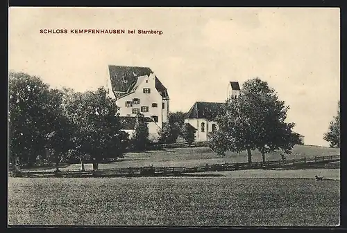 AK Kempfenhausen bei Starnberg, Schloss Kempfenhausen