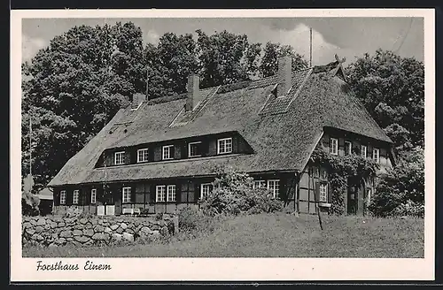 AK Einem /Soltau, Gasthaus Forsthaus Einem von Heinrich Hasselmann