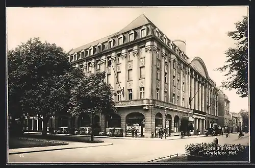 AK Krefeld a. Rhein, Hotel Crefelder Hof