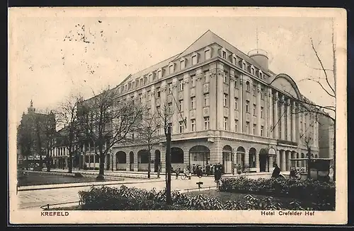 AK Krefeld, Hotel Crefelder Hof