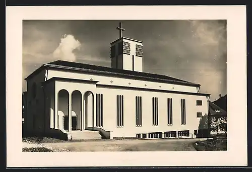AK Freudenstadt / Schwarzwald, neue katholische Kirche