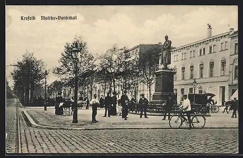 AK Krefeld, Moltke-Denkmal