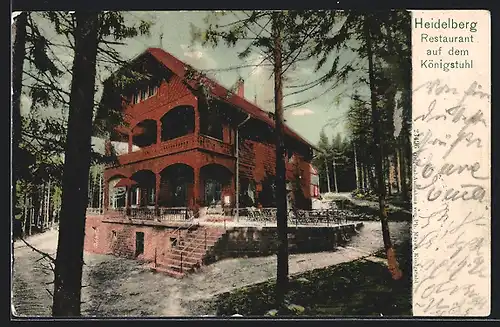 AK Heidelberg, Restaurant auf dem Königstuhl