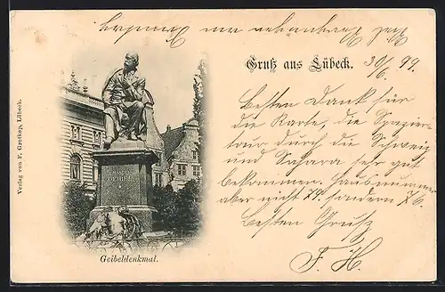AK Lübeck, Geibeldenkmal
