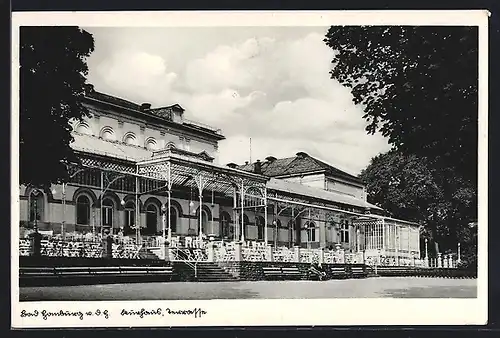 AK Bad Homburg v. d. H., Kurhaus, Terrasse