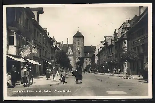 AK Villingen i. Schwarzwald, Obere Strasse