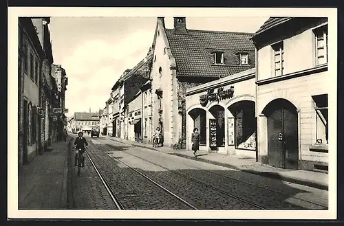 AK Uerdingen /Rhein, Blick in die Niederstrasse