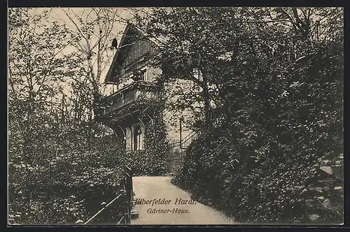 AK Elberfeld, Elberfelder Hardt, Gärtner-Haus