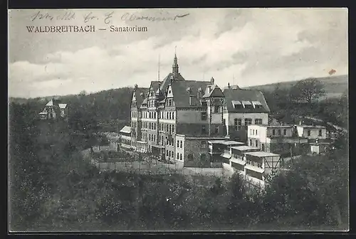 AK Waldbreitbach, Blick auf das Sanatorium