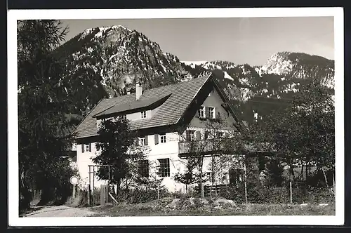 Foto-AK Bad Oberdorf, Hotel Haus Allgäu