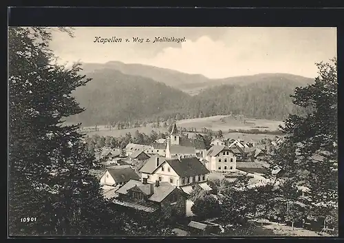 AK Kapellen, Panorama vom Weg z. Malltalkogel