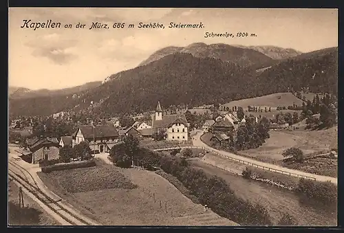 AK Kapellen an der Mürz, Gesamtansicht