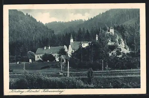 AK Kindlberg /Mürztal, Kalvarienberg